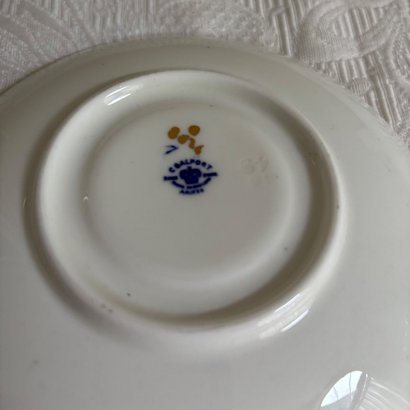 Coalport Blue Bird Cup & Saucer - Picture 4 of 4